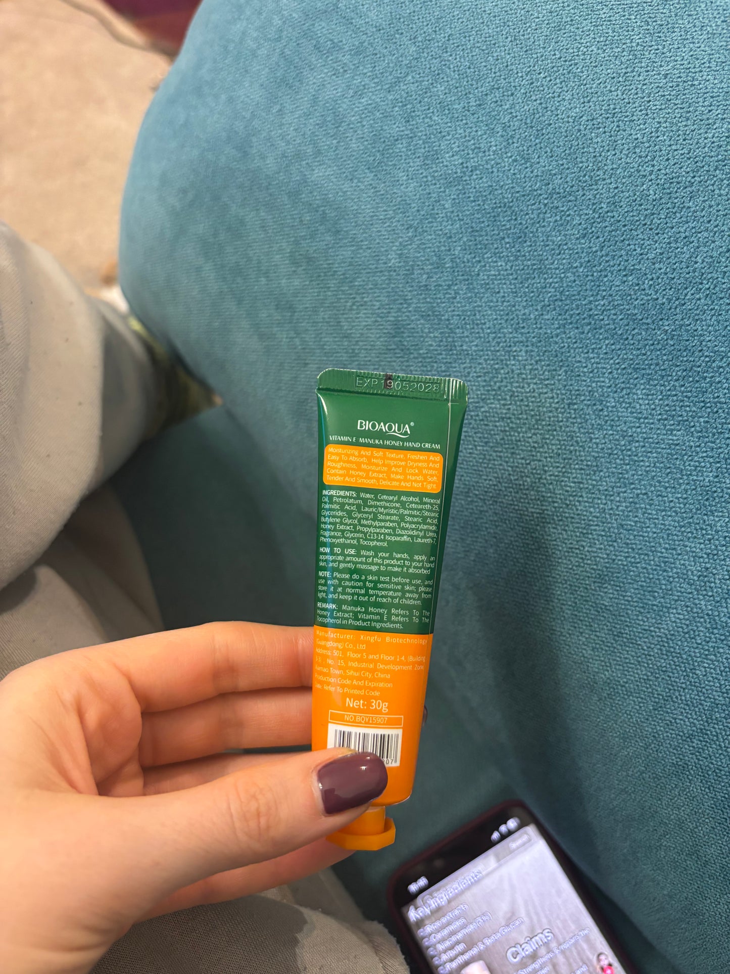 BIOAQUA Manuka Honey крем за ръце