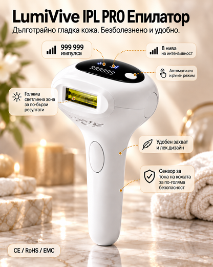 LumiVive IPL PRO Епилатор
